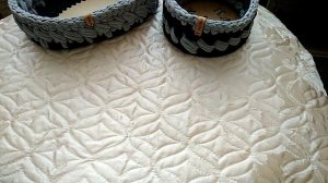 Корзинки из трикотажной пряжи крючком и покупки.