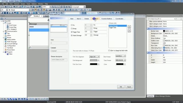 Alarm Configuration in Delta HMI | English смотреть онлайн