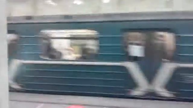 // Составы 81-717/714 «Номерной» на станции метро «Коломенская» Замоскворецкой линии //