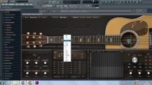 Fl Studio Ample Sound SGM как сделать ритм на виртуальной гитаре