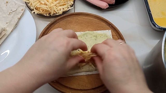 СНІДАНОК ЗА 10 ХВИЛИН. ШВИДКО І НЕДОРОГО. Лаваш+сосиски. смотреть онлайн