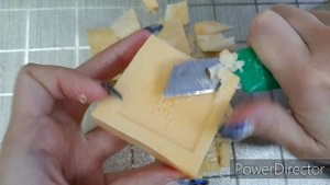 Режу серное мыло