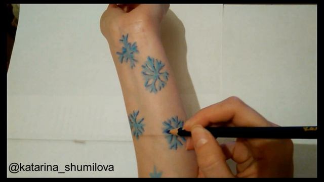 Снегопад на руке / bodiart смотреть онлайн