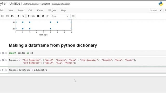 Python Dictionary to DataFrame | Table view | live demo смотреть онлайн