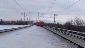 Электропоезд ЭД4МКМ-АЭРО-0006 сообщением Москва Павелецкая-Аэропорт