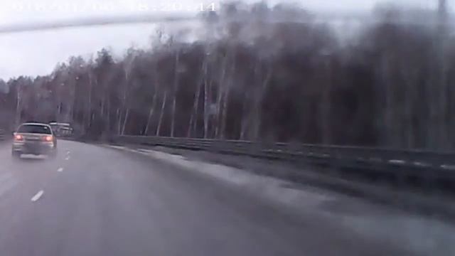 Поездка по Ленинскому, по Симферопольскому шоссе зимой смотреть онлайн