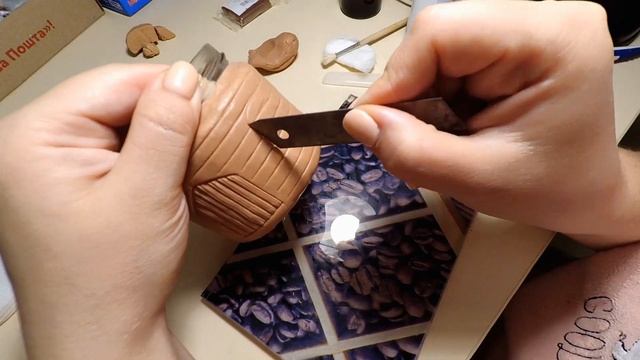 Домик из полимернойглины. Сказочный домик. Мастер класс. Мк лепка. House Polymer Clay. Fimo. Cernit