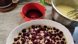ВИШНЕВИК! Заливной пирог с вишней.