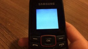 Samsung E1080 - Вкл, аккумулятор разряжен, *#0*#, выкл / On, battery low, *#0*#, off (Just77TM)