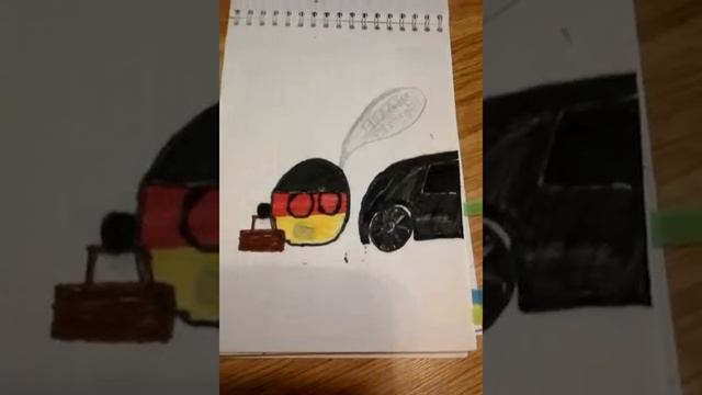 Countryballs Кантриболз на бумаге