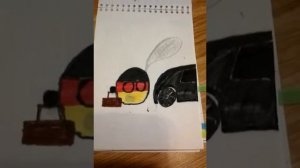 Countryballs Кантриболз на бумаге