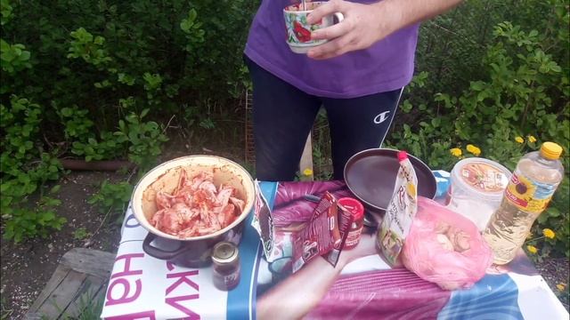 Куриные крылья в красном маринаде