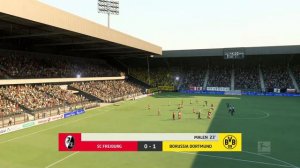 SC Freiburg Vs BVB | Bundesliga 2022/23  | FIFA 22 Gameplay