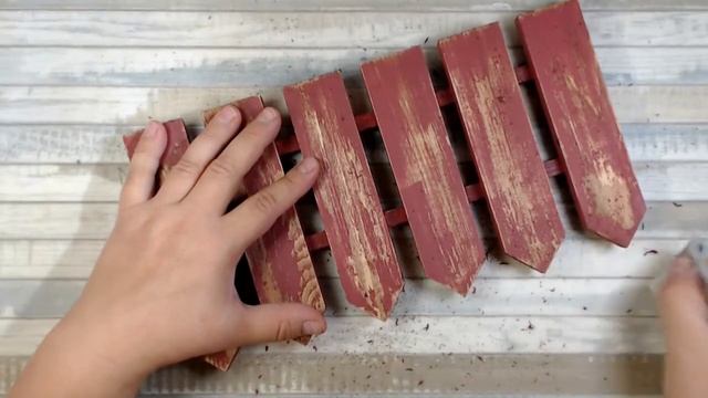 Эффект налёта времени с помощью простой техники состаривания