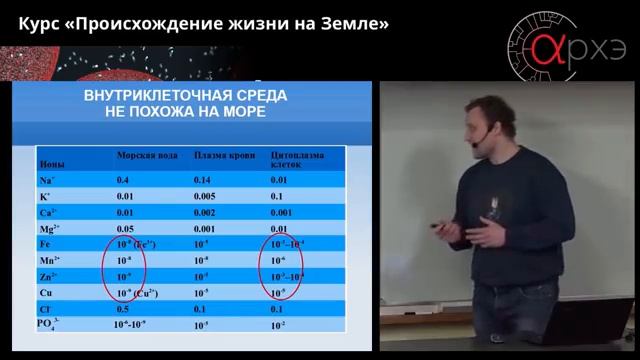 Михаил Никитин: "Место происхождения жизни. Первичный бульон, пицца и майонез" смотреть онлайн