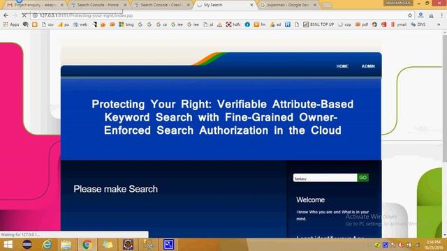 Protecting You Right Verifiable Attribute Based Keyword Search With Fine Grained in Java смотреть онлайн