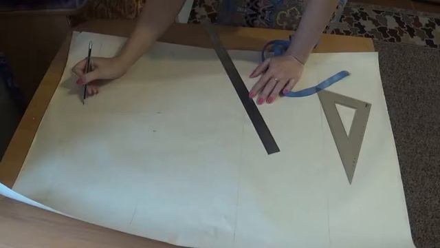 2  делаем выкройку  на бумаге