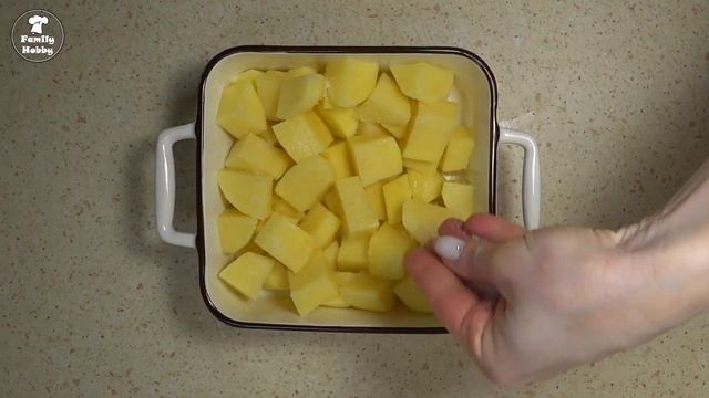 Картошка запеченная в духовке (с сыром) / рецепт