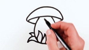 Рисуем фломастерами. Простой милый рисунок. Рисование для детей