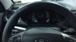 Дистанционный запуск двигателя Лада Веста с помощью брелка автомобильной охранной системы Starline