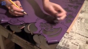 Трафареты для декора стекла