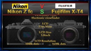 Nikon Z fc vs Fujifilm X-T4 Comparison Video (Spec Comparison)