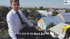 Замена полимерно песчанной черепицы на модульную металлочерепицу "Venecja" ( Re-roofing )