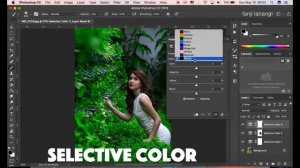 HOW TO DARK GREEN EFFECT PHOTOS | ADOBE PHOTOSHOP