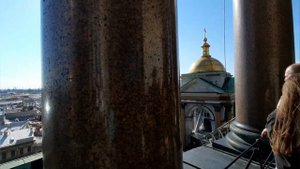 Вид на Петербург с Колоннады Исаакиевского собора Санкт Петербург