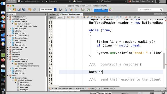 CIT2613#2911 Lecture Y Http Server смотреть онлайн