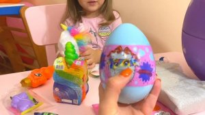 Большое яйцо ЕДИНОРОГ что внутри, Unicorn Wow Box