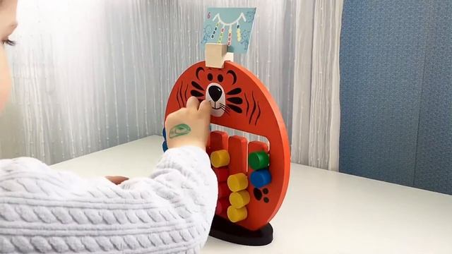 Логическая игра Тигренок Краснокамская игрушка Сима Ленд обзор смотреть онлайн