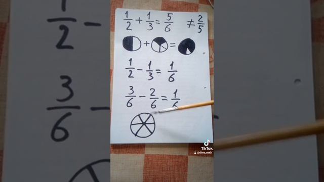 28. Сложение и вычитание дробей смотреть онлайн