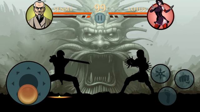 SENSEI Vs LOTUS // Shadow Fight 2 ( No Hack )👈