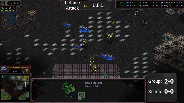 CPL S8 Week 2, Lettuce Attack vs UED, T2 - Cast by cold_warpgates смотреть онлайн