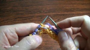 Узор Двухцветные СНЕЖИНКИ или ЗВЕЗДОЧКИ. Ленивый жаккард спицами. Вязание спицами узоры № 360