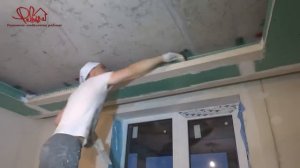 РЕМОНТ КВАРТИР #Как сделать  потолочный короб с подсветкой своими руками #Ниша в короб