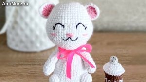 Амигуруми: схема Милая кошечка. Игрушки вязаные крючком - Free crochet patterns.