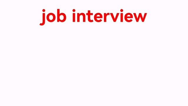 Job Interview Questions And Answers || Job Interview In English
