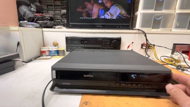 Restauration VHS Vidéo Magnétoscope HITACHI M112EL Vintage смотреть онлайн