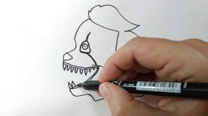 Видео без обработки ! Как нарисовать клоуна ПЕННИВАЙЗА !