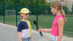 Первый день лета в школьном лагере