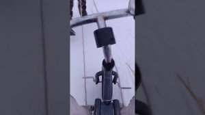 сделали самодельный велик на санях