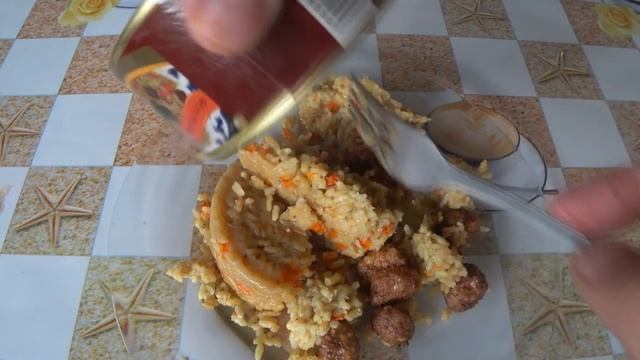 Консерва! Плов по - узбекски с мясом. ООО"ДОМАШНИЕ КОНСЕРВЫ"