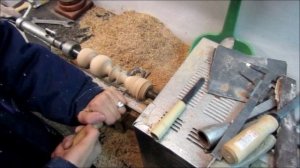 Новогодние ёлочные игрушки на ёлку на токарном станке