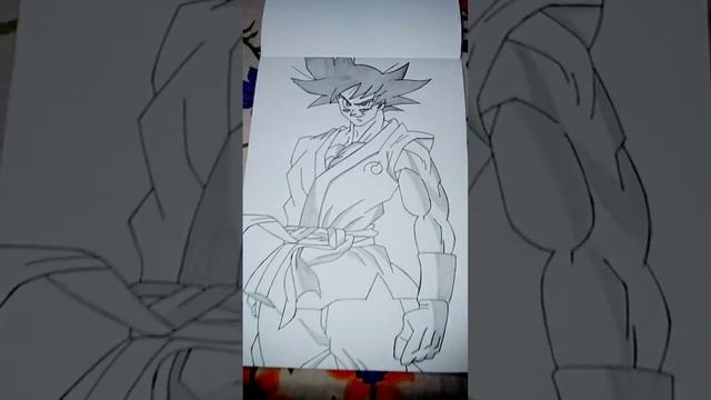 goku bace on magic sketch