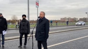 Открытие продолжения проспекта Ветеранов в Петербурге