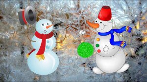 Зимние узоры на стекле