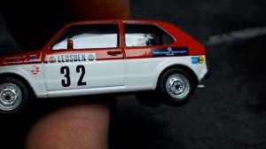 1/64 Volkswagen Golf Mk1 1980 Monte Carlo rally by Schuco & Tarmac Works