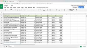 Google Sheets - Remove Duplicates - UNIQUE Function Tutorial